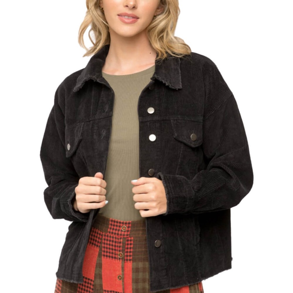 Mystree Corduroy Trucker Dad Jacket Size Large
